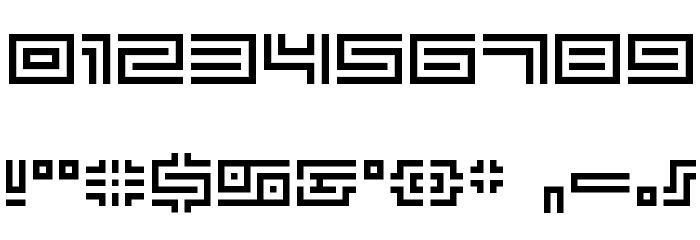 BM tube A10 Font OTHER CHARS