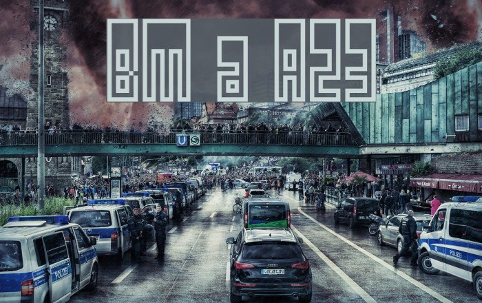 BM utopia A23 Font examples