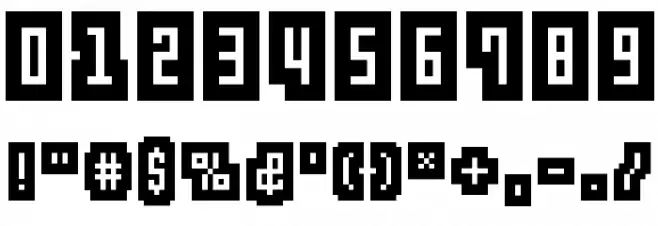 BM wappen A14 Font OTHER CHARS