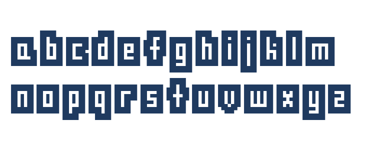 BM wappen A14 Lowercase