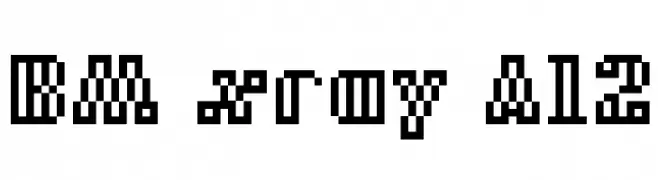 BM xray A12  Frei Schriftart Herunterladen