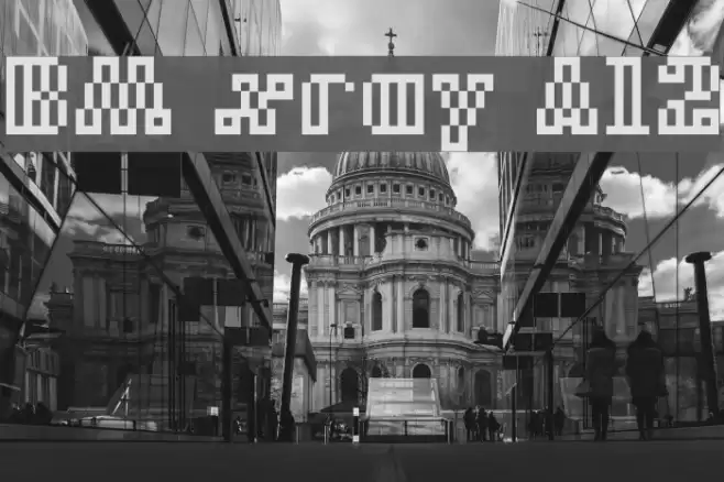 BM xray A12 Font examples