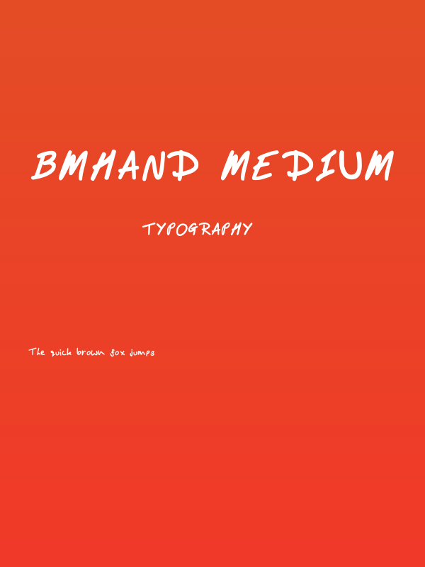 BMHand Medium Poster