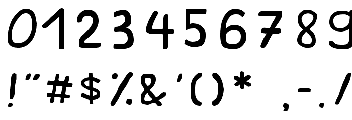 BMW Hisba Bahix Font OTHER CHARS