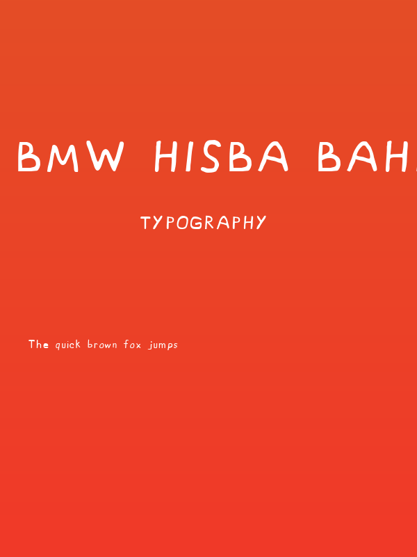 BMW Hisba Bahix Poster
