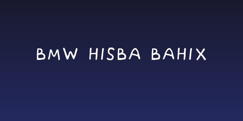 BMW Hisba Bahix Social Header