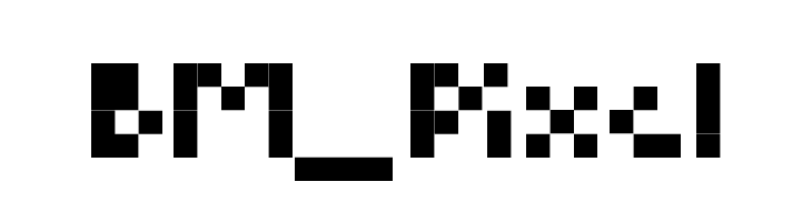 BM_Pixel  Frei Schriftart Herunterladen