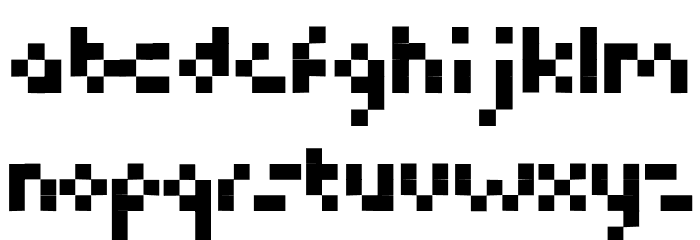BM_Pixel Font LOWERCASE