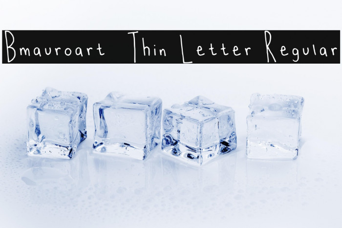 Bmauroart _ Thin Letter Regular Example 3