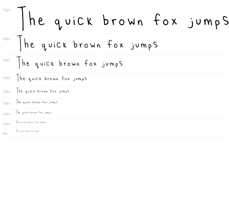 Bmauroart _ Thin Letter Regular Waterfall