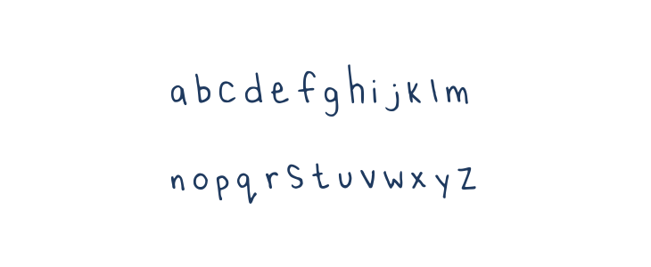 Bmauroart _ Thin Letter Regular Lowercase