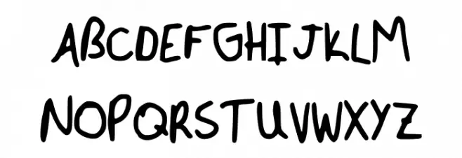 Bmerva Font Litere mari