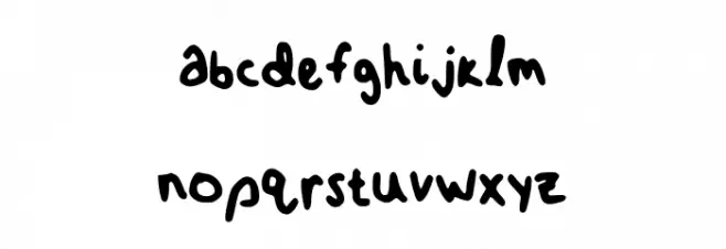 Bmerva Font Litere mici