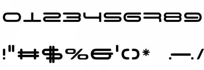 BN 3rd Place Font OTHER CHARS