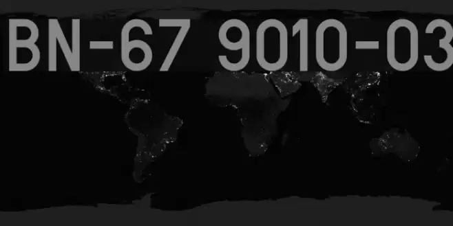 BN-67 9010-03 Font examples