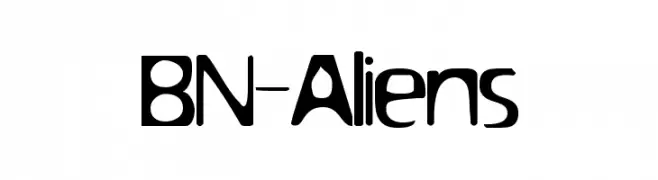 BN-Aliens  les polices de caractères gratuit tlcharger
