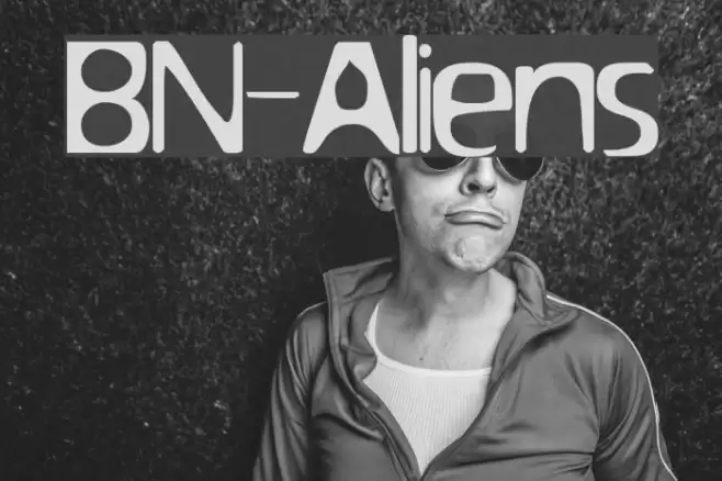 BN-Aliens Font examples