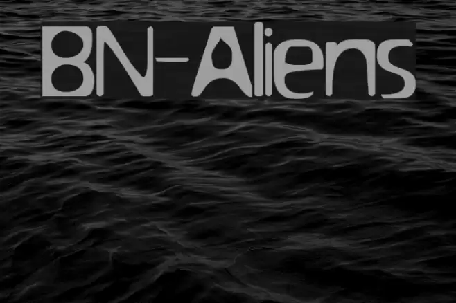 BN-Aliens Font examples