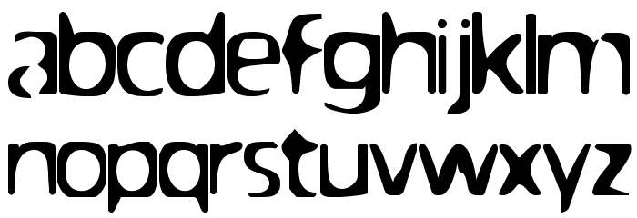 BN-Aliens Font LOWERCASE