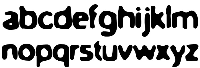 BN-Blurry Day Font LOWERCASE