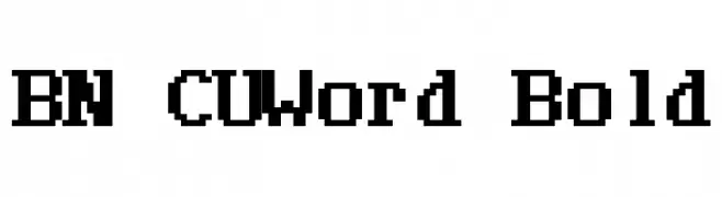 BN CUWord Bold 