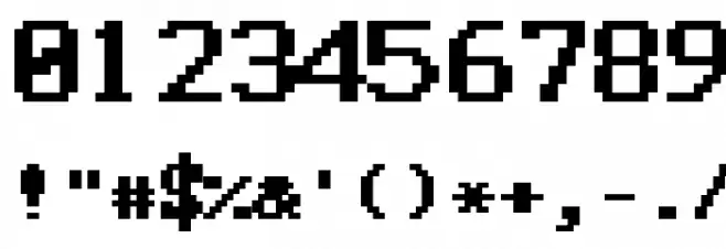 BN CUWord Bold Font OTHER CHARS