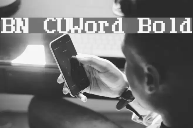 BN CUWord Bold Font examples