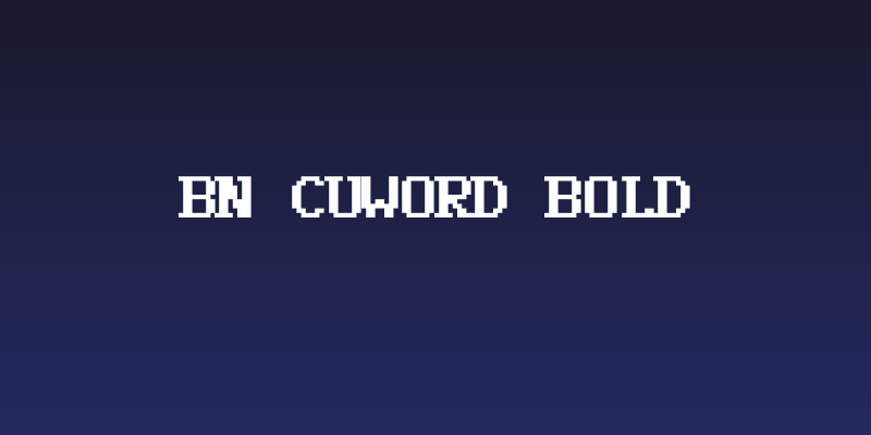 BN CUWord Bold Social Header