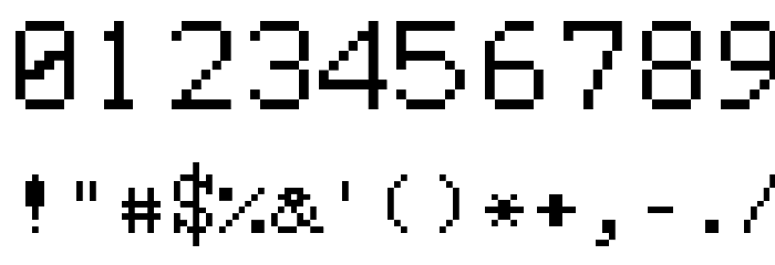 BN CUWord Font OTHER CHARS