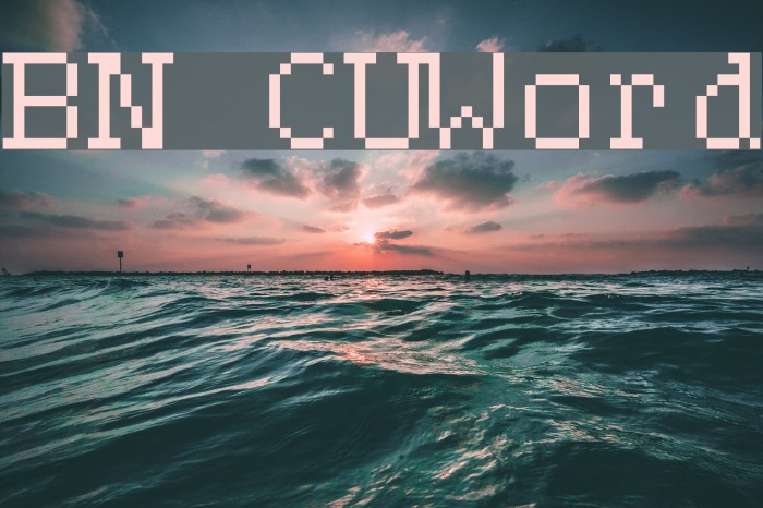 BN CUWord Font examples