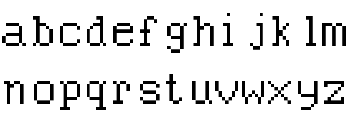BN CUWord Font LOWERCASE