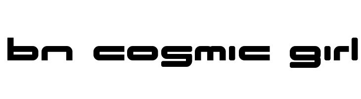 BN Cosmic Girl Font