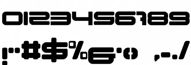 BN Cosmic Girl フォント その他の文字