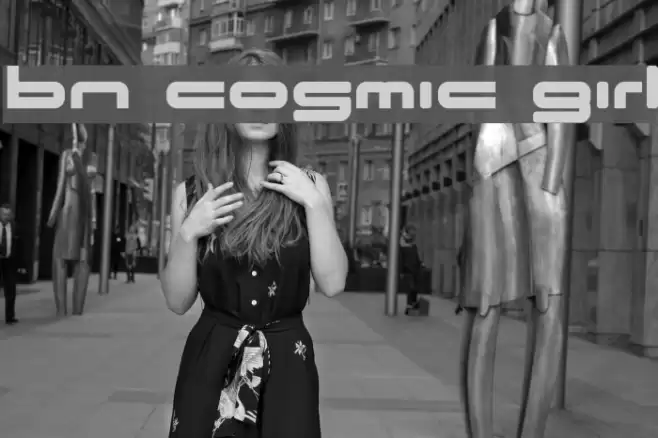 BN Cosmic Girl フォント examples