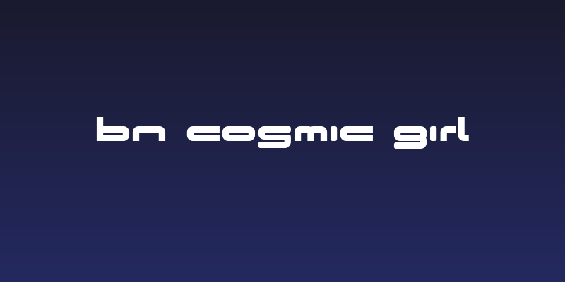 BN Cosmic Girl Social Header