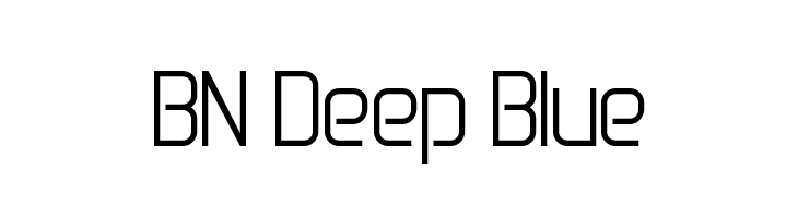BN Deep Blue  नि: शुल्क फ़ॉन्ट्स डाउनलोड