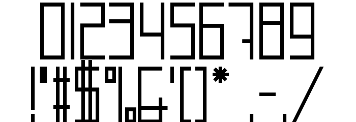 BN Defect Font OTHER CHARS
