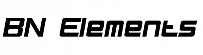 BN Elements  Скачать бесплатные шрифты