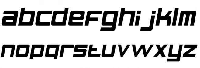 BN Elements Font LOWERCASE