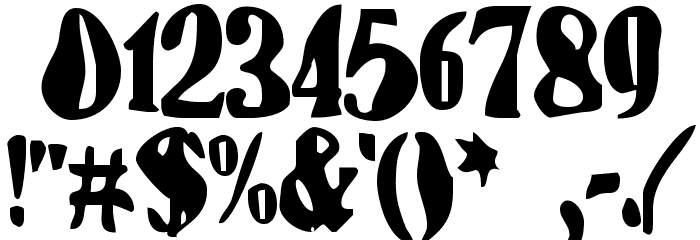 BN-FishEye Font OTHER CHARS