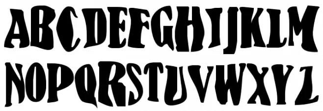 BN-FishEye Шрифта ВЕРХНИЙ