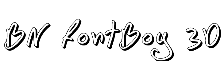 BN FontBoy 3D Font