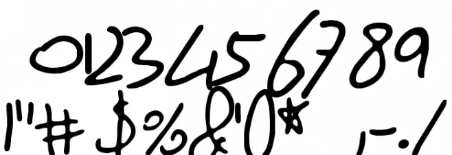 BN FontBoy Font OTHER CHARS