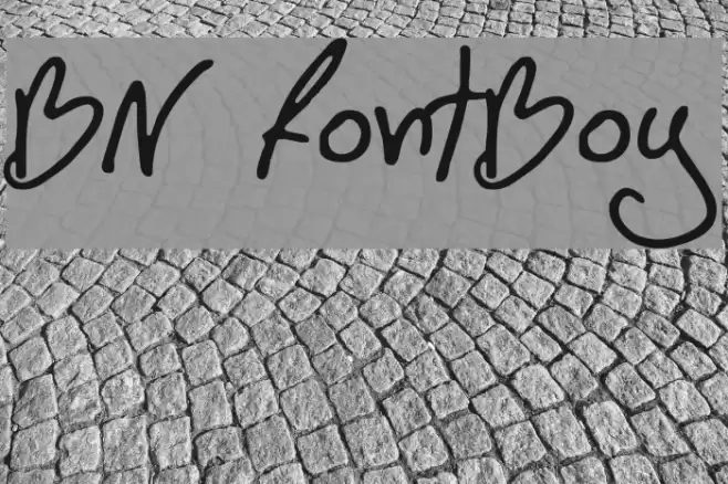 BN FontBoy Font examples