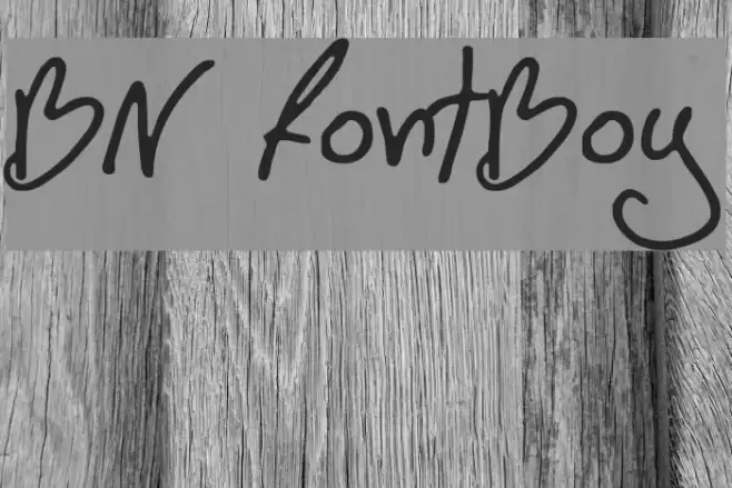 BN FontBoy Font examples