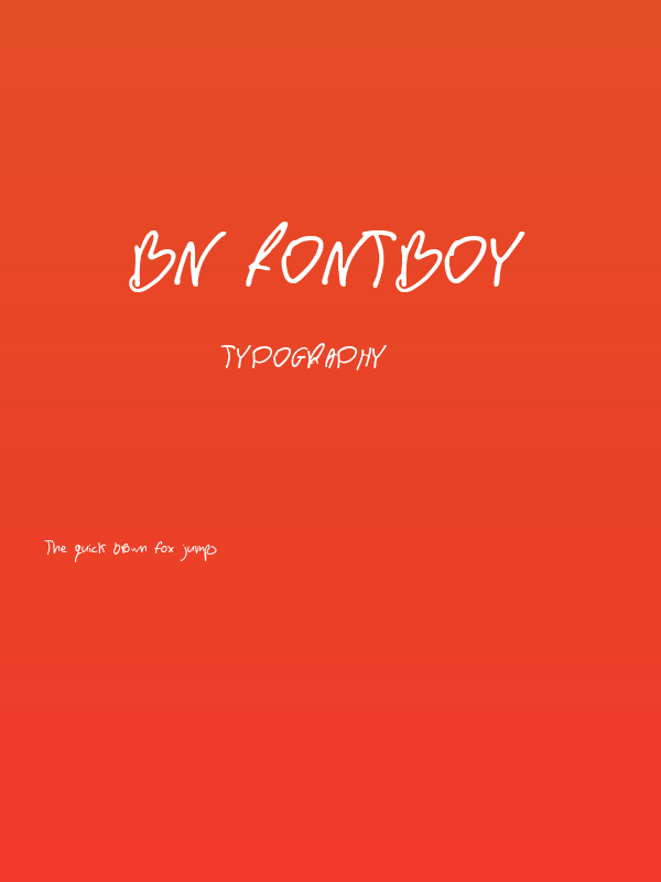BN FontBoy Poster