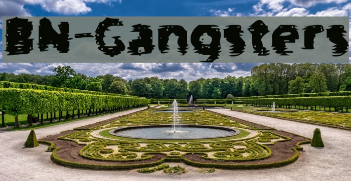 BN-Gangsters Font examples