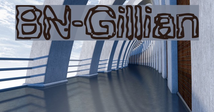 BN-Gillian Font examples