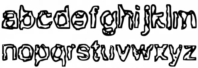 BN-Gillian Schriftart Kleinbuchstaben