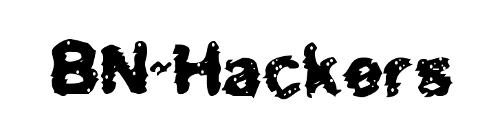 BN-Hackers  フリーフォントのダウンロード